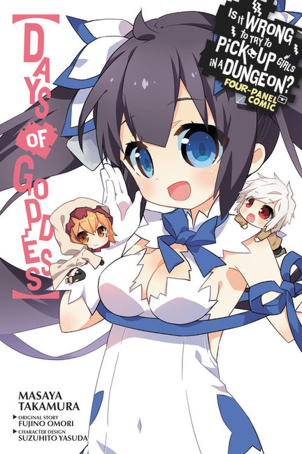 Is It Wrong to Try to Pick Up Girls in a Dungeon? Four-Panel Comic: Days of Goddess by Omori, Fujino