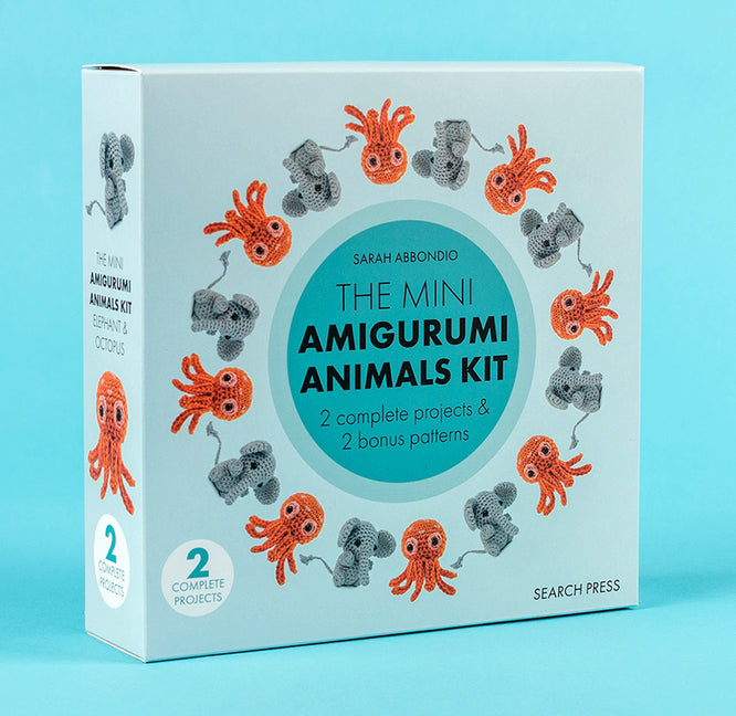 Mini Amigurumi Animals Kit: 2 Complete Projects & 2 Bonus Patterns by Abbondio, Sarah