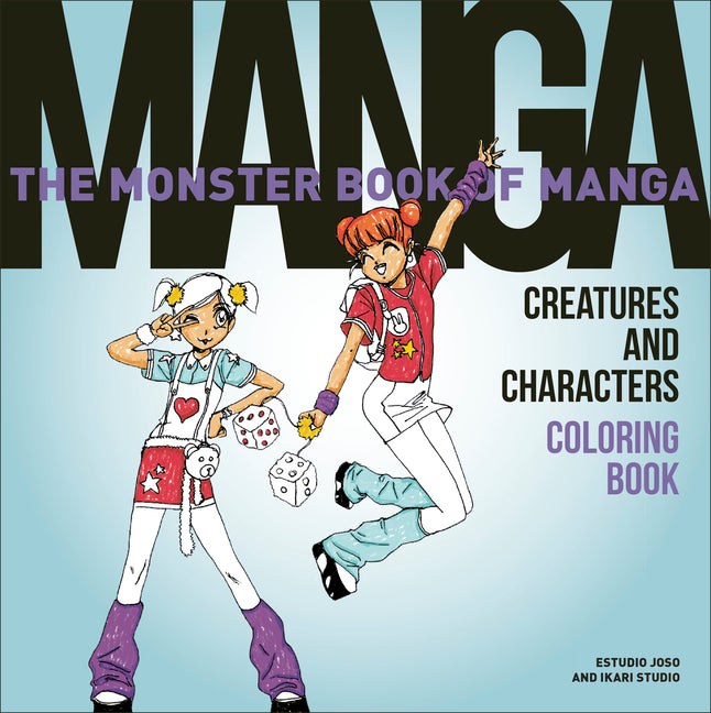 The Monster Book of Manga Creatures and Characters Coloring Book by Estudio Joso