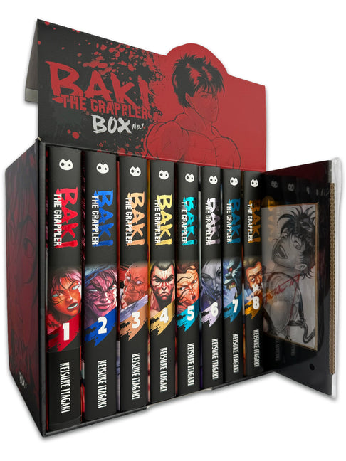 Baki the Grappler (Perfect Edition) Box Set No. 1: Vol. 1-8 + Exclusive Shikishi Board by Itagaki, Keisuke