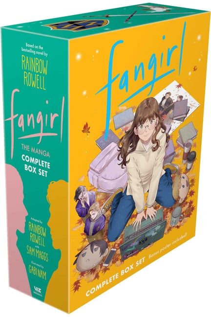 Fangirl: The Manga Complete Box Set: Includes Volumes 1-4, with Poster by Rowell, Rainbow