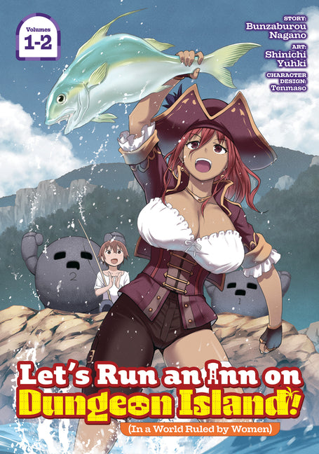 Let's Run an Inn on Dungeon Island! (in a World Ruled by Women) (Omnibus) Vol. 1-2 by Nagano, Bunzaburo